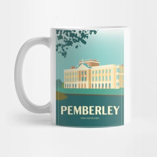 Art Deco Pemberley from Pride and Prejudice Mug